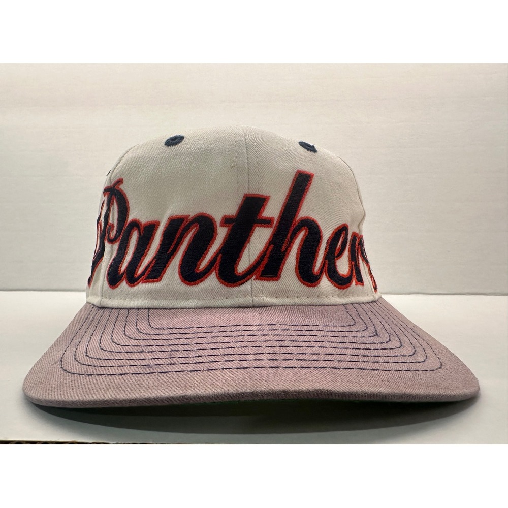 Vintage‎ Panthers Hat White Twins Embroidered Hockey Baseball Cap SnapBack Rare